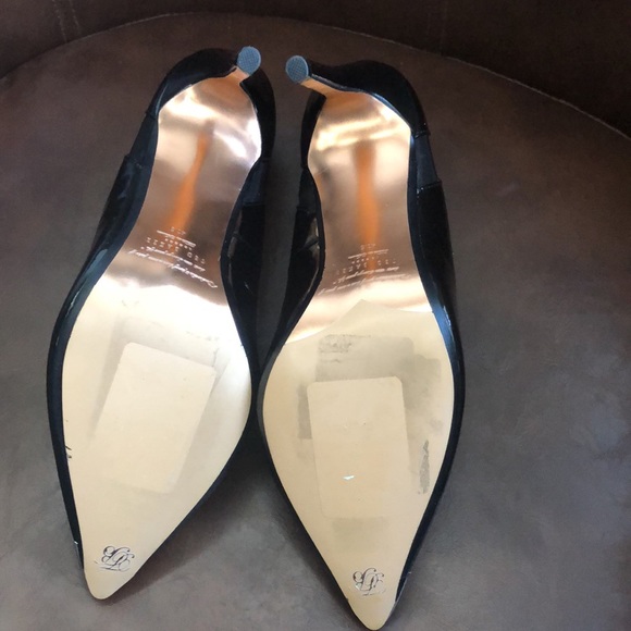 TED BAKER LONDON Clancyl Patent Mesh Pump - Picture 8 of 9